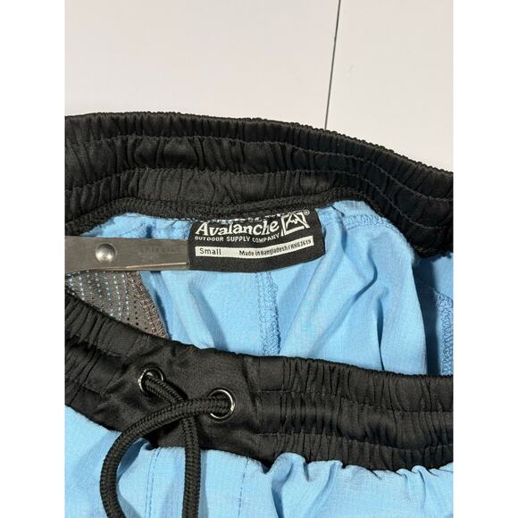 Avalanche Mens Woven Activewear Blue Shorts 7" Inseam Gym Hiking Size Small - Picture 3 of 8